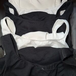 Bundle of 4 Black and White Maternity Body Suit